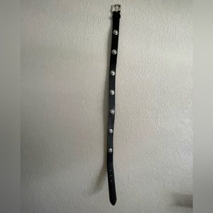 Harley-Davidson Women’s Ruthless Skulls Genuine Leather Belt, Black. Size M (36)